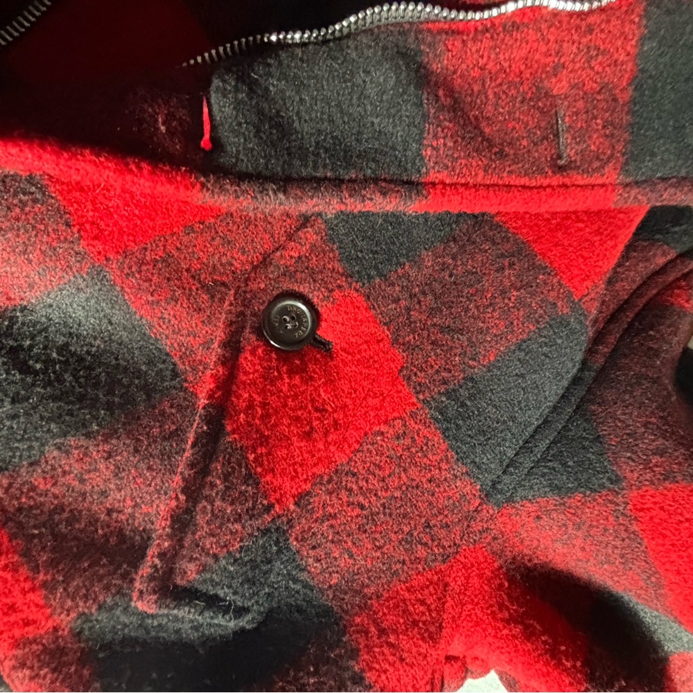 DSquared2 Red and Black Plaid Winter Jacket/Coat Sz48 - Picture 8 of 13